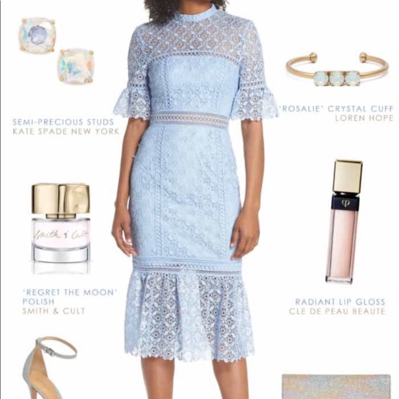 EVER NEW Melbourne Floral Lace Dress size 6 - Picture 6 of 6